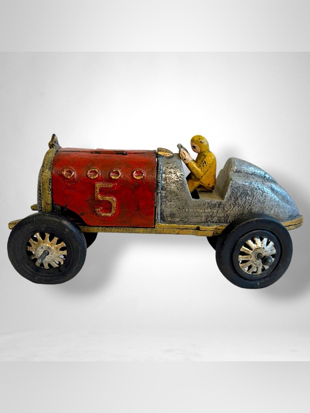 1998 CBK LTD Vintage #5 Toy Race Car w Lifting Hood